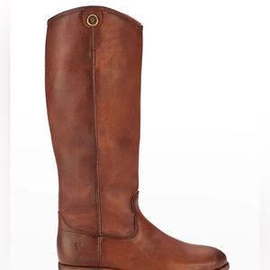 Frye Melissa Botton Boot cognac